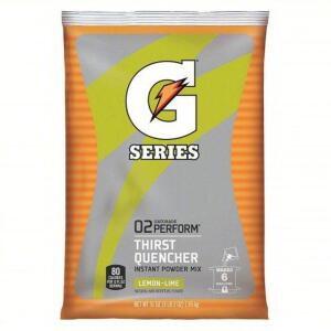 DESCRIPTION: (1) CASE OF (14) SPORTS DRINK MIX CONCENTRATE BRAND/MODEL: GATORADE #5T410 INFORMATION: LEMON LIME SIZE: 51 OZ RETAIL$: $20.00 PER PACKET