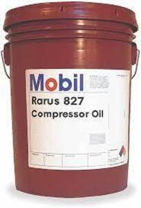 DESCRIPTION: (1) SYNTHETIC COMPRESSOR OIL BRAND/MODEL: MOBIL RARUS 827 SIZE: 5 GALLON RETAIL$: $380.00 EA QTY: 1