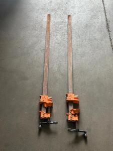 (2) - 72" JORGENSEN BAR CLAMPS