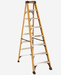 DESCRIPTION: (1) STEPLADDER BRAND/MODEL: DEWALT/DXL3010-08 INFORMATION: 300LB LOAD CAPACITY, 53" BASE SPREAD, LOCATED AT SHAPIRO METAL SUPPLY SIZE: 8'