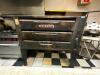 DESCRIPTION: BLODGETT 60" DOUBLE DECK BAKE OVEN ( NATURAL GAS ) BRAND / MODEL: BLODGETT ADDITIONAL INFORMATION NAT GAS. STONES IN FAIR CONDITION. SIZE - 2