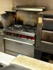 DESCRIPTION: VULCAN SIX BURNER RANGE W/ LOWER CONVECTION OVEN. BRAND / MODEL: VULCAN ADDITIONAL INFORMATION NATURAL GAS LOCATION: KITCHEN QTY: 1 - 4