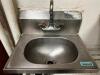 DESCRIPTION: WALL MOUNTED STAINLESS HAND SINK LOCATION: KITCHEN QTY: 1