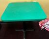 DESCRIPTION: (10) 23.5" X 26.5" GREEN TABLES W/ BASES. SIZE 23.5" X 26.5" LOCATION: FRONT THIS LOT IS: SOLD BY THE PIECE QTY: 10