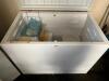 DESCRIPTION: MONTGOMERY WARD 44" CHEST FREEZER BRAND / MODEL: MONTGOMERY WARD ADDITIONAL INFORMATION 115 VOLT, 1 PHASE LOCATION: OFFICE QTY: 1 - 2