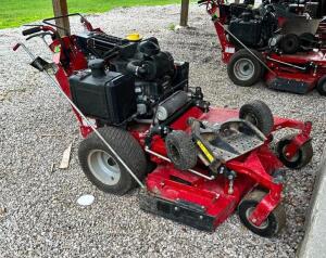 DESCRIPTION: 52" MOWER WITH VELKE BRAND/MODEL: FERRIS FX-45  INFORMATION: RUNS, 704.5 HOURS LOCATION: SHED QTY: 1