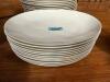 DESCRIPTION: (12) 16" CHINA PLATTERS SIZE 16" LOCATION: MAIN SEATING THIS LOT IS: SOLD BY THE PIECE QTY: 12 - 2