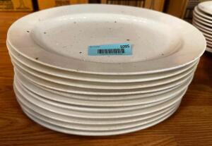 DESCRIPTION: (10) 12" CHINA PLATTERS SIZE 12" LOCATION: MAIN SEATING THIS LOT IS: SOLD BY THE PIECE QTY: 10