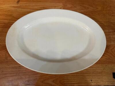 DESCRIPTION: (12) 12" CHINA PLATTERS SIZE 12" LOCATION: MAIN SEATING THIS LOT IS: SOLD BY THE PIECE QTY: 12