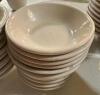 DESCRIPTION: (50) 5" CHINA SAUCE BOWLS SIZE 5" LOCATION: MAIN SEATING THIS LOT IS: SOLD BY THE PIECE QTY: 50