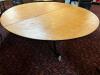 DESCRIPTION: 60" ROUND WOODEN BANQUET TABLE ADDITIONAL INFORMATION NO CONTENTS - SECOND DAY REMOVAL ONLY SIZE 60" LOCATION: MAIN SEATING QTY: 1