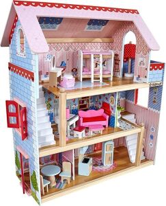 DESCRIPTION: (1) CHELSEA DOLL COTTAGE BRAND/MODEL: KIDKRAFT INFORMATION: PINK RETAIL$: $99.99 EA QTY: 1