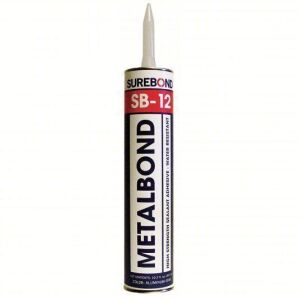 DESCRIPTION: (5) METALBOND SEALANT ADHESIVE BRAND/MODEL: SUREBOND SB-12 SIZE: 10.3 FL OZ RETAIL$: $10.80 EA QTY: 5