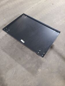 DESCRIPTION: (1) BASE WITH CASTER FOR MOBILE CABINETINFORMATION: BLACKSIZE: APPROX 24 1/2" X 36 1/2"RETAIL$: $300.00 EAQTY: 1