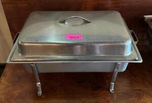 DESCRIPTION: FULL SIZE CHAFING DISH (COMPLETE) LOCATION: MAIN DINING QTY: 1