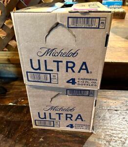 DESCRIPTION: (2) FULL CASE OF MICH ULTRA INFORMATION: 50 TOTAL BOTTLES LOCATION: MAIN DINING QTY: 2