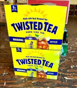 DESCRIPTION: (2) 12 PACKS OF TWISTED TEA INFORMATION: 24 CANS, ORIGINAL FLAVOR LOCATION: MAIN DINING QTY: 2