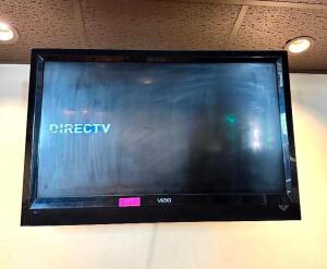 DESCRIPTION: VIZIO TV INFORMATION: NO REMOTE, POWERS ON LOCATION: MAIN DINING QTY: 1