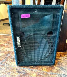 DESCRIPTION: YAMAHA SPEAKER BRAND/MODEL: 12ME LOCATION: MAIN DINING QTY: 1