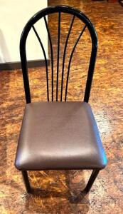 DESCRIPTION: (5) DINING CHAIRS SIZE: 19" LOCATION: MAIN DINING QTY: 5