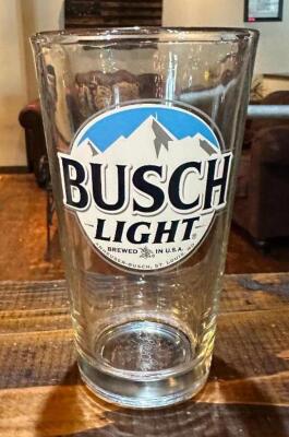 DESCRIPTION: (18) BUSCH LIGHT GLASSES LOCATION: BAR QTY: 18