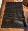 DESCRIPTION: PERFORATED RUBBER MAT SIZE: 60"X36" LOCATION: BAR QTY: 1