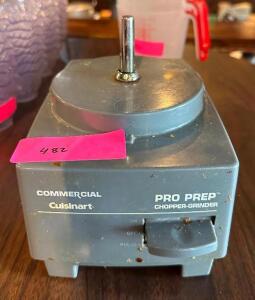 DESCRIPTION: COMMERCIAL PRO PREP CHOPPER GRINDER BRAND/MODEL: CUISINART LOCATION: MAIN DINING QTY: 1