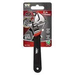 DESCRIPTION: (4) ADJUSTABLE WRENCH WITH GRIP HANDLE BRAND/MODEL: MIGHTY MAXX #083-1160 INFORMATION: BLACK HANDLE SIZE: 6" RETAIL$: $8.10 EA QTY: 4