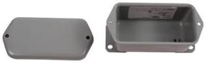 DESCRIPTION: (8) SCREW COVER BOX BRAND/MODEL: NVENT HOFFMAN #A402DSC INFORMATION: GRAY RETAIL$: $41.06 EA QTY: 8