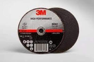 DESCRIPTION: (1) CASE OF (50) HIGH PERFORMANCE CUT OFF WHEEL BRAND/MODEL: 3M #66563 SIZE: .06" X 3/8" RETAIL$: $82.50 EA QTY: 1