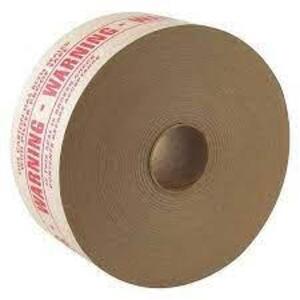 DESCRIPTION: (10) ROLLS OF WATER ACTIVATED TAPE BRAND/MODEL: CENTRAL #K2525P195 INFORMATION: NATURAL BROWN SIZE: 3" X 450' RETAIL$: $129.96 PER ROL QT