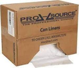 DESCRIPTION: (1) CASE OF (200) CLEAR LINER BAGS BRAND/MODEL: PRO-SOURCE #30260673 INFORMATION: CLEAR SIZE: 18X30 RETAIL$: $130.00 EA QTY: 1