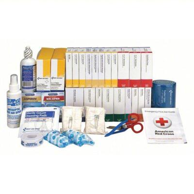 DESCRIPTION: (2) BOXES OF FIRST AID KIT REPLACEMENTS BRAND/MODEL: FIRST AID ONLY #45NJ63 INFORMATION: WHITE SIZE: 75 PEOPLE SERVED RETAIL$: $125.90 EA