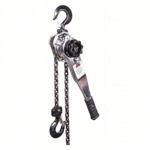 DESCRIPTION: (1) LEVER CHAIN HOIST BRAND/MODEL: DAYTON #3TP95 SIZE: 3,000 LB LOAD CAPACITY, 46 LB PULL TO LIFT RATED LOAD, 10 FT HOIST LIFT RETAIL$: $