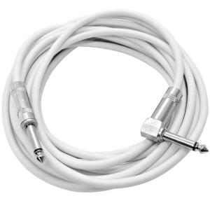 DESCRIPTION: (5) GUITAR CABLE BRAND/MODEL: STELLAR LABS INFORMATION: WHITE SIZE: 20' 1/4 IN RETAIL$: $34.58 EA QTY: 5