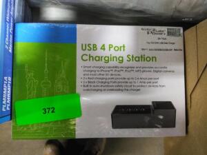 DESCRIPTION: (1) USB CHARGING STATION BRAND/MODEL: STELLER LABS #29-7620 SIZE: 4 PORT RETAIL$: $53.99 EA QTY: 1