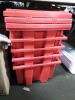 DESCRIPTION: (5) NEST STACK TOTE BRAND/MODEL: AKRO-MILS INFORMATION: RED SIZE: 18X1X6 RETAIL$: $12.00 EA QTY: 5 - 3