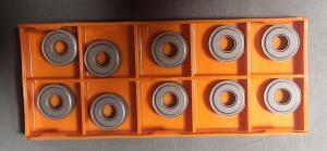 DESCRIPTION: (10) RNMG43R CARBIDE TURNING INSERTS BRAND/MODEL: HERTEL 91788935 RETAIL$: $18.76 PER INSERT QTY: 10