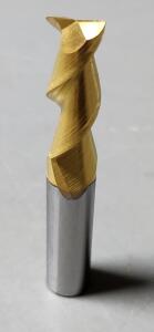 DESCRIPTION: (2) SOLID CARBIDE SQ END MILL BRAND/MODEL: BENCHMARK 02121244 SIZE: $117.90 EA RETAIL$: 3/8" 1" LOC QTY: 2