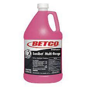 DESCRIPTION: (4) SANIBET MULTI-RANGE BRAND/MODEL: BETCO #23704-00 SIZE: 1 GALLON RETAIL$: $30.00 EA QTY: 4