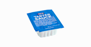 DESCRIPTION: (1) CASE OF (200) CUPS OF TARTAR SAUCE BRAND/MODEL: KRAFT SIZE: 0.75 OZ PER CUP RETAIL$: $43.99 EA QTY: 1