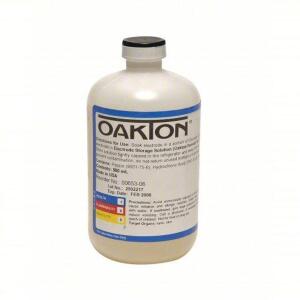 DESCRIPTION: (8) ELECTRODE CLEANING SOLUTION BRAND/MODEL: OAKTON #9DRY5 SIZE: 1 PT RETAIL$: $20.39 EA QTY: 8