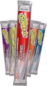 DESCRIPTION: (6) PACKS OF (10) FREEZER POPS BRAND/MODEL: SQWINCHER INFORMATION: 5 FLAVORS SIZE: SUGAR FREE RETAIL$: $5.00 EA QTY: 6