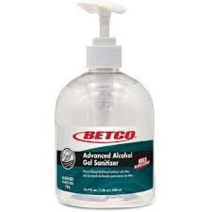 DESCRIPTION: (12) ADVANCED ALCOHOL GEL SANITIZER BRAND/MODEL: BETCO SIZE: 16.9 FL OZ RETAIL$: $87.00 TOTAL QTY: 12