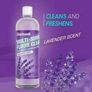 DESCRIPTION: (6) MULTI SURFACE FLOOR CLEANER BRAND/MODEL: GLADWELL INFORMATION: LAVENDER SIZE: 16 OZ RETAIL$: $13.78 EA QTY: 6