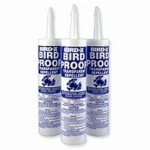 DESCRIPTION: (3) BIRD PROOF TRANSPARENT REPELLENT INFORMATION: TRANSPARENT, LOCATED AT SHAPIRO METAL SUPPLY SIZE: 10 OZ RETAIL$: $28.89 EA QTY: 3