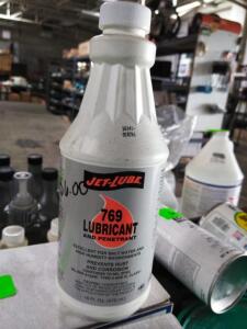 DESCRIPTION: (6) GENERAL PURPOSE LUBRICANT BRAND/MODEL: JET-LUBE #769 INFORMATION: , LOCATED AT SHAPIRO METAL SUPPLY SIZE: 16 OZ RETAIL$: $38.03 EA QT