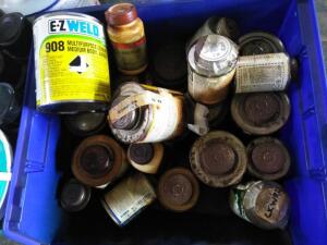 DESCRIPTION: (1) TUB OF MISC CHEMICALS INFORMATION: , LOCATED AT SHAPIRO METAL SUPPLY RETAIL$: MUST COME INSPECT QTY: 1