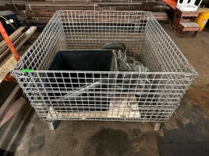 48" X 40" WIRE HOPPER / PALLET