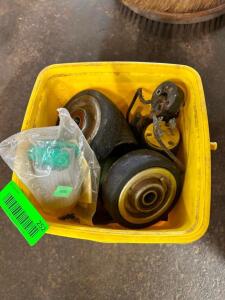 BOX OF DRUM SANDER CASTERS